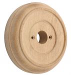 Dark Oak Wooden Plinth for 100mm Round Bell Pushes (BH1008B)